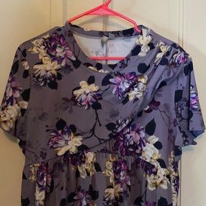ASOS Purple Floral Dress